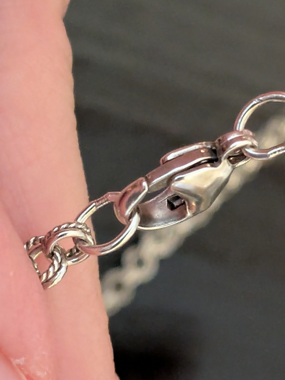 James Avery Double Link 16in Chain 925 Sterling Silver necklace - Picture 4 of 12
